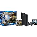PlayStation 3 250GB extra Controller Bundle with Uncharted 3 and PS Plus 12-month Membership