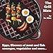 Grill Mats Set By Dr. Mats Non-Stick 100% PTFE Material, 500°F Heat Resistant, Dishwasher Safe 15.74”x 13” Baking Mat, Compatible With Electric, Charcoal & Gas Grills + FREE BBQ CookBook E-Book