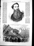 Antique Print of Vicat Cole Ara Nomination Southwark Election 1870
