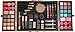 Vokai Makeup Kit Gift Set - Travel Case 41 Eye Shadows 4 Blushes 5 Bronzers 7 Body Glitters 1 Lip Liner Pencil 1 Eye Liner Pencil 2 Lip Gloss Wands 1 Lipstick 5 Concealers 1 Brow Wax 1 Mirror