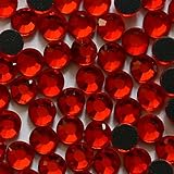 1440pcs Ss10 About 3mm Dmc Iron on Hot Fix Crystal Rhinestones Diamond Gems Wholesale (red)