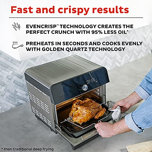 Instant Omni Plus Air Fryer, Rotisserie and Convection Oven, Dehydrat, Roast, Broil, Bake, Toast