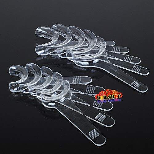 Christzo 4 x Dental Intraoral Clinic Stainless Steel Photography Mirror & 10PCS Mouth Opener - Thumbnail 5
