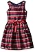 Nautica Girls' Stripe Taffeta Dress with Grosgrain Sash