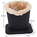 Eyeglass Holder Stand | Plush Lined Glasses Holder Case For Desk And Nightstand | Safely Protects And Stores Eyewear, iPhones And Supplies | Black