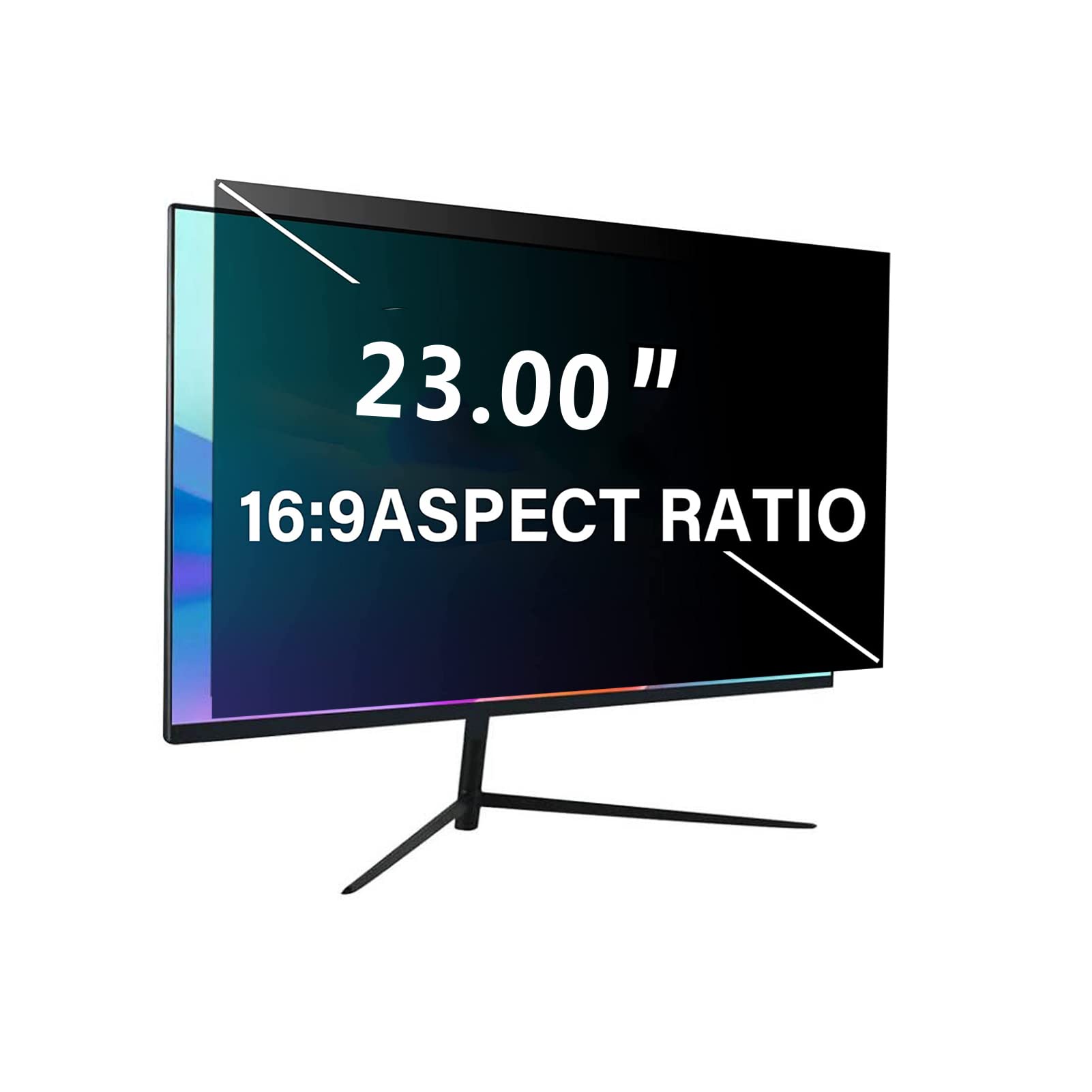 Elprico 24 Inch Laptop Screen Protector, Computer Privacy Screen Filter, Double Anti Blue Light and Anti Glare Filter, Eye Protection, Help Sleep