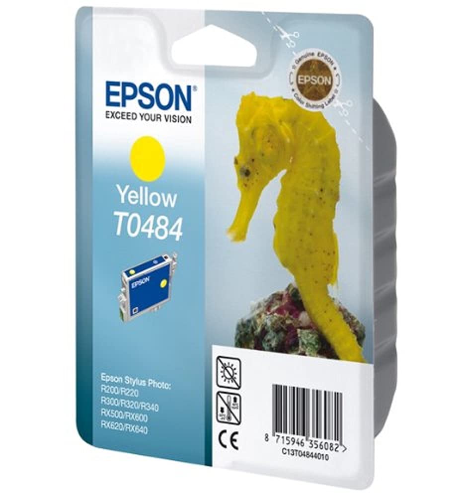 Epson Inkjet Cartridge Page Life 400pp Yellow Ref T048440, Genuine