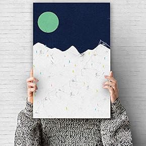 Canvas Wall Art Nordic Style Canvas Prints Home Artwork Decoration for Living Room,Bedroom - 12x18 inches