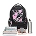 Hynes Eagle Sweetheart Pattern Kids Backpack Black