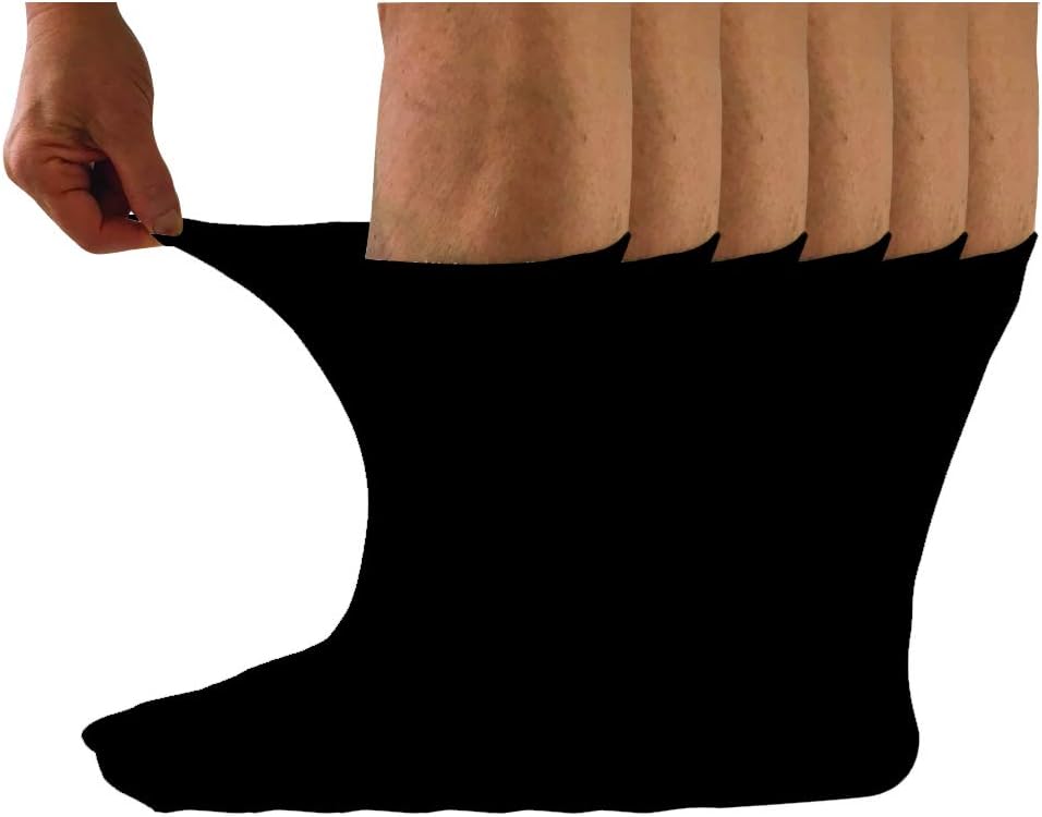 Diabetic Socks 6 PRS Non Binding Won't Limit Circulation Neurological discomfort: Health & Personal Care