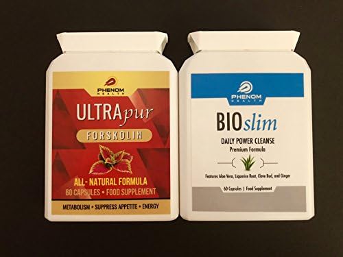 UltraPur Forskolin (60 Capsules) & BioSlim Daily Power Cleanse (60 Capsules)