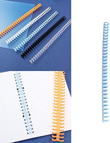 A4/B5/A5 30 Hole Plastic Loose- Leaf Binding Coil DIY Accessories 6 Pcs