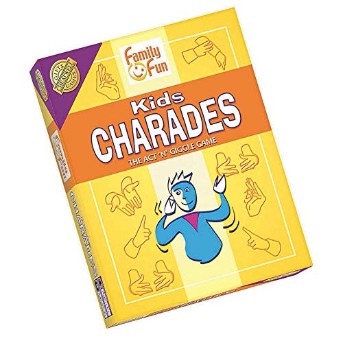 Charades for Kids - An Imaginative Classic Party Game for Young Children - Features 50 Cards With 300 Charades (Ages 8+)