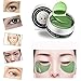 YRD TECH 1Set 60 Pcs Wholesale New Green Tea Powder Gel Collagen Eye Mask Masks Sheet (green)