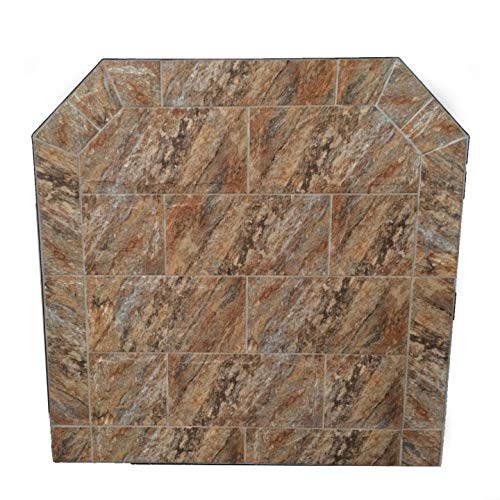 Dreffco 40" x 40" Canyon Woodstove or Pellet Stove Protective Standard Hearth Pad - Thumbnail 3