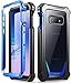 Poetic Galaxy S10e Rugged Clear Case, Full-Body Hybrid Bumper Cover, Support Wireless Charging, Includes Built-in-Screen Protector, Guardian Series, Case for Samsung Galaxy S10e 2019, Blue