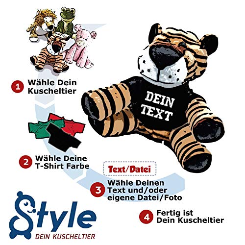 Kuscheltier Bär Bodo - inklusive-T-Shirt und kostenloser Personalisierung (Stick oder Druck) – Bild 4