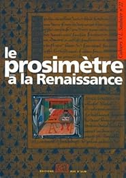 Le  prosimètre à la Renaissance