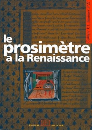 Le  prosimètre à la Renaissance
