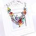 Women's Exotic Multi-Colored Enamel Flower Bib Choker Necklace Earring Set