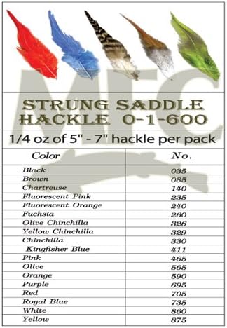 Montana Fly Company Strung Saddle Hackle