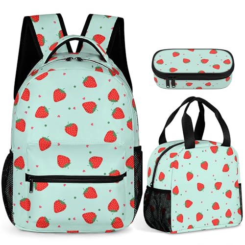 Softwolf Backpack Set with Lunch Bag Pencil Case