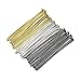 300pcs Mix Silver/Gold/Black Plated Head Pins 21GA 1.5