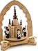 BRUBAKER Christmas Decoration Pyramid 12 Inches Nativity Play - Christmas Scene with Handpainted Figures - Limited Edition