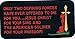 Two Defining Forces Embroidered Patch