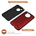Moto E4 Case,SENON Slim-fit Shockproof Anti-Scratch Anti-Fingerprint Protective Case Cover for Motorola Moto E4 / Moto E 4th Generation,Red