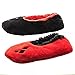Harley Quinn Soft and Cozy Womens Soft Slipper Socks (S/M, Red/Black)