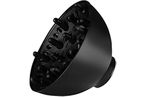Universal Hair Dryer Diffuser Attachment for Curly Hair,Black Adaptable for Blow Dryers Diffuser Hair Universal for Curly Hai