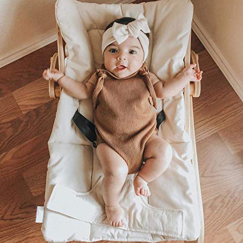 Crisschirs 3in1 Baby Bouncer Rocker Chair and Convertible Wooden