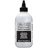 Winsor & Newton Professional Acrylic Medium, Gloss Medium, 250ml (8.5-oz)