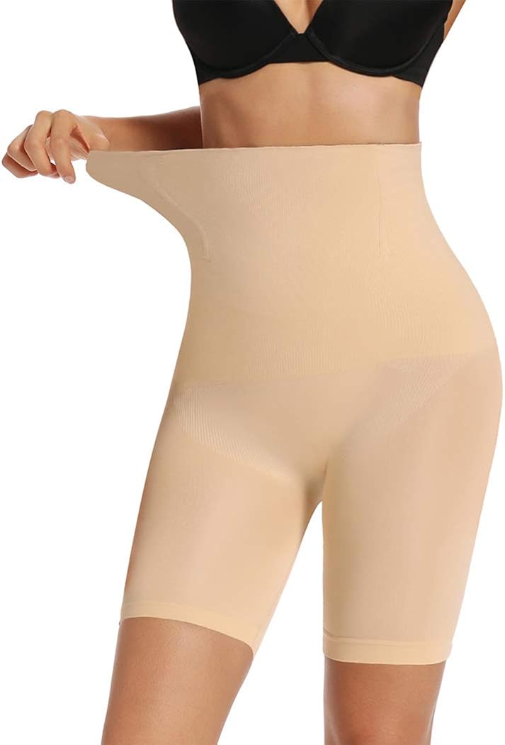 Joyshaper Womens Slip Short Panty High Waist Thigh Slimmer Shapewear Tummy Control Shorts for Underwear at  Women’s Clothing store