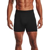 Under Armour 3-Pack Performance Tech Mesh Solid 6" Boxer Briefs
