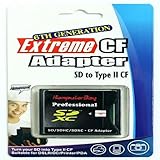 ESDCFII: Extreme MMC, SDHC, SD to CF Type II Adapter