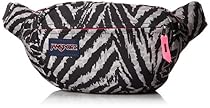 JanSport Fifth Avenue Fanny Pack - Grey Tar Wild At Heart / 6H x 12.5W x 4D