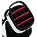 TaylorMade 2017 Golf Bag TM Cart 5.0 Bag, Black/White/Red