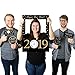 Big Dot of Happiness New Year's Eve - Gold - New Years Eve Party Selfie Photo Booth Picture Frame & Props - Printed on Sturdy Material