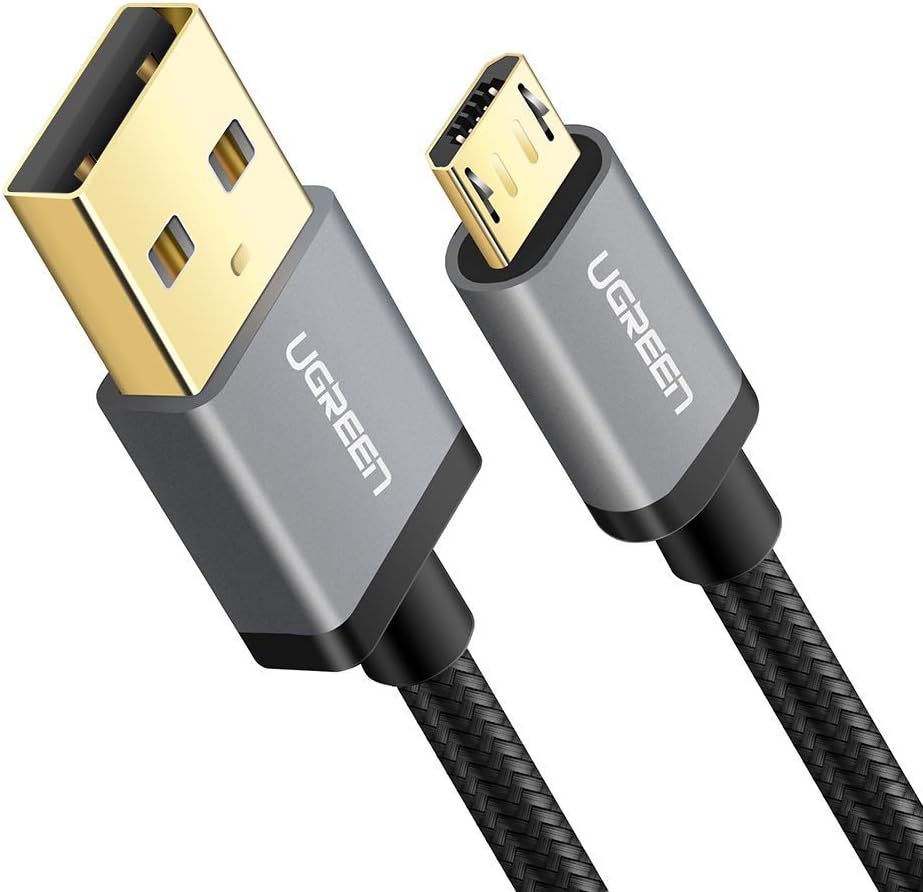 UGREEN Micro USB Cable 2A USB to Micro USB Fast Charge Cable Compatible with Galaxy S7, S6, S5, A10, Huawei Y9, Y7, Y6