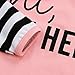 Newborn Baby Boys Girls Long Sleeve Letters Print Sleep Bag Gowns Striped Sleepsack Blanket 0-18M (80(0-12M), Pink)