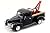 MotorMax Tow Pickup Truck 1940 Ford 1:24 scale 8" diecast model car BLACK M49