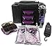 6 Pack Fitness Insulated Meal Prep Bag, Innovator 300 Black/Neon Purple (3 Meal) w/Bonus ZogoSportz Cyclone Shaker