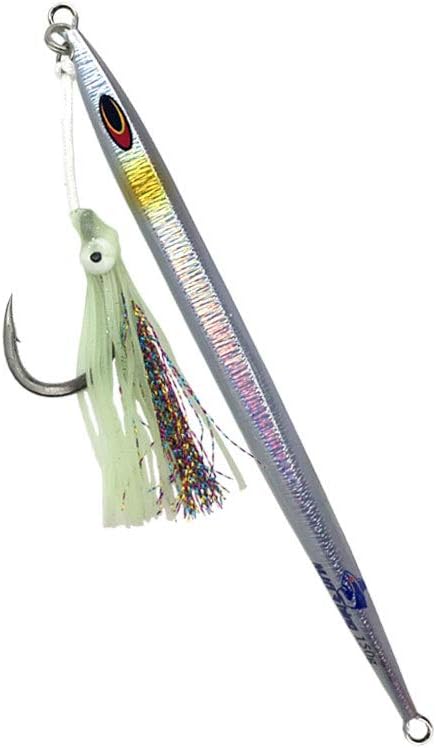 Otomin Speed Vertical Jigging Pitching Lures Glow Fast Falling Jig Saltwater Artificial Lead Metal Jigging Fishing Plugs Baits5.29oz 7.05oz 8.82oz 10.58oz