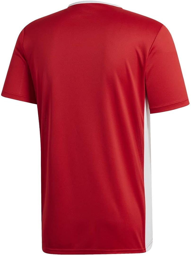 adidas Men's Entrada 18 AEROREADY Primegreen Regular Fit Soccer Short Sleeve Jersey : Clothing