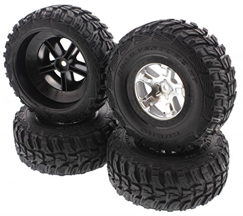 Traxxas Telluride 4x4 XL-5 4 4 KUHMO TIRES, FOAM INSERTS & 12mm SCT WHEELS