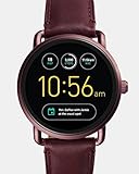 Fossil Q Wander Gen 2 Wine Leather Touchscreen Smartwatch FTW2113
