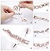 Lava Watches Women's Luxury Rhinestone Watchcase Rose Gold Steel Bracelet Watch