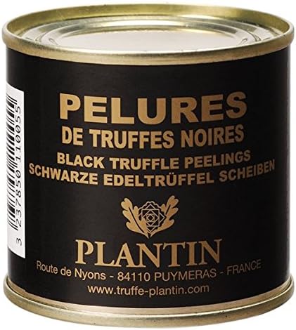 Plantin - Genuine Black Winter truffle Tuber Melanosporum 50g tin (1.76oz) Peelings